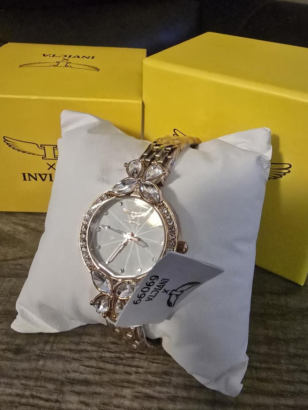 Wildflower I by Invicta Lady- Women’s Rose Gold Crystal Bracelet Watch